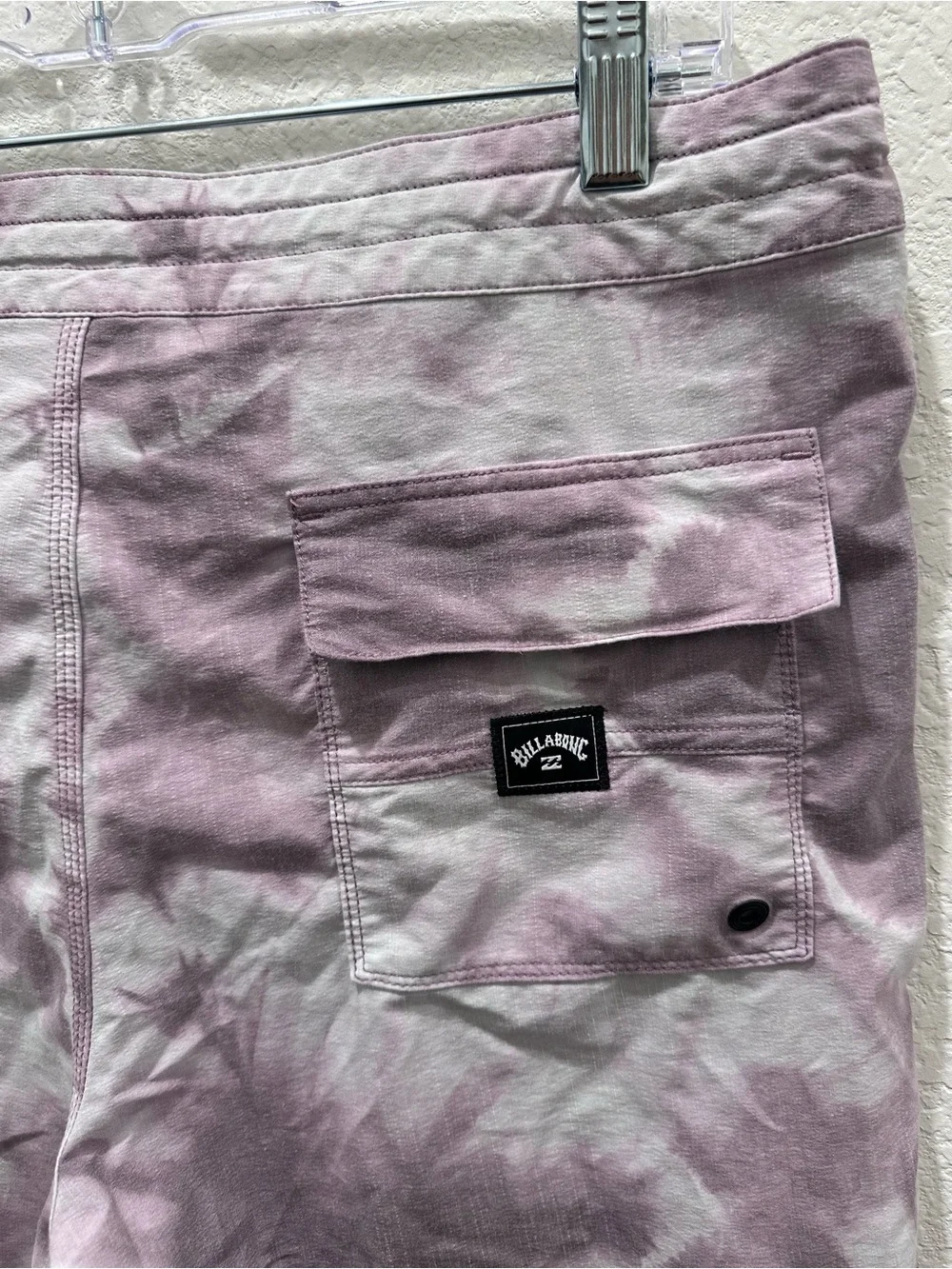 Billabong All Day Lo Tides Recycler Tie Dye Board Shorts Mens 32 Purple White